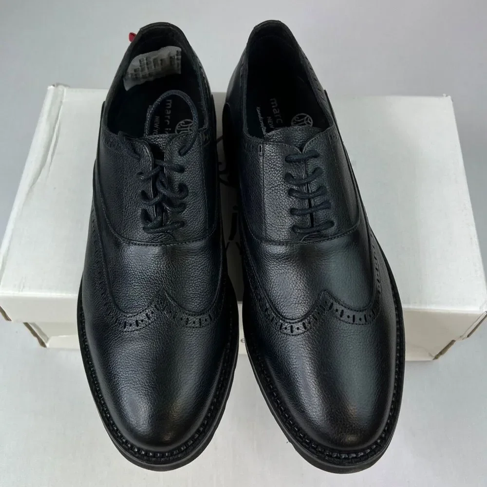 MARC‎ JOSEPH NEW YORK Man's Oxfords Freeman Street Dress Shoes Black Size 8.5